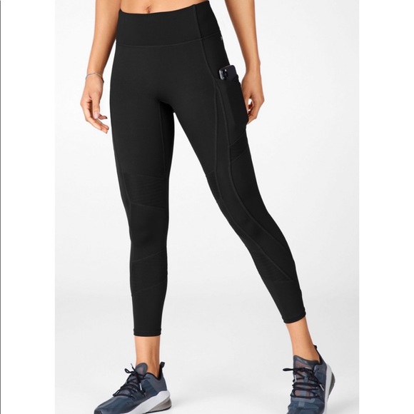 Fabletics Pants - Fabletics Anywhere High Waisted Moto Legging